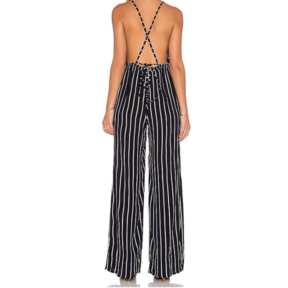 Striped jumpsuit